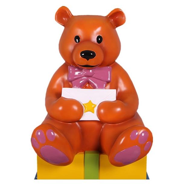 子グマのプレゼントボックス FRPオブジェ |  | 02