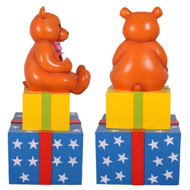 子グマのプレゼントボックス FRPオブジェ |  | 03