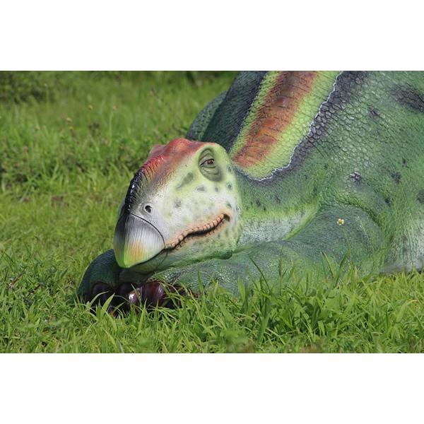 眠るムッタブラサウルス FRP恐竜オブジェ｜frps｜18