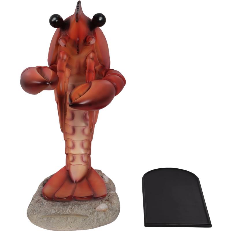 メニューボードを持つロブスター FRPアニマルオブジェ |  | 08