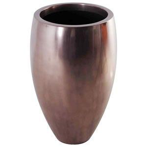 笛型プランター（ブロンズ） Classic Planter 49x81珊 FRPプランター オーナメント、オブジェ-DIY、工具