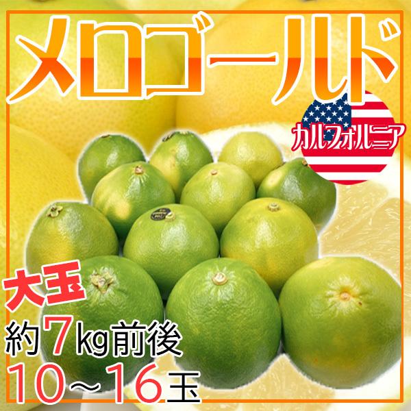カルフォルニア産　メロゴールド　10〜16玉　約7kg前後 | 