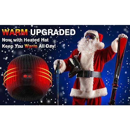 Autocastle ヒートキャップ 充電式バッテリー付き 7.4V 男女兼用 ヒートキャップ ブラック ヒートキャップ 4V Autocastle 充電式バッテリー付き 男女兼用 ブラック オートキャッスル