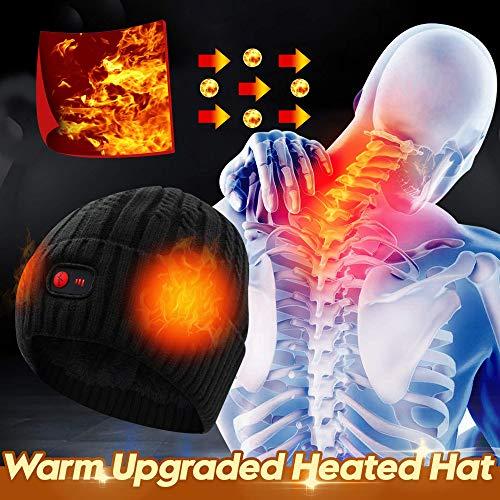 Autocastle ヒートキャップ 充電式バッテリー付き 7.4V 男女兼用 ヒートキャップ ブラック ヒートキャップ 4V Autocastle 充電式バッテリー付き 男女兼用 ブラック オートキャッスル