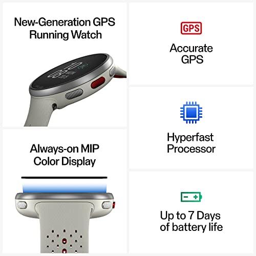 正規品 POLAR(ポラール) Pacer Pro GPS プレミアムランニングウォッチ ホワイトレッド S-L ?900102180 【AAA1105239047】(38905円)