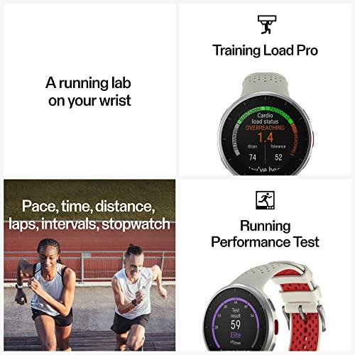 正規品 POLAR(ポラール) Pacer Pro GPS プレミアムランニングウォッチ ホワイトレッド S-L ?900102180 【AAA1105239047】(38905円)