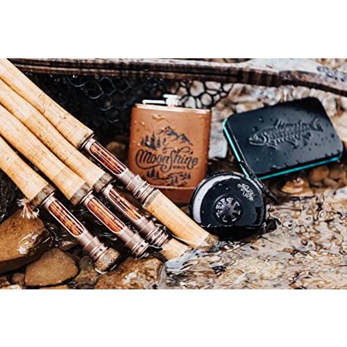 お買い得！ Moonshine Rod Co. ドリフターIIシリーズ フライフィッシングロッド キャリーケースと予備のロッドチップセクション付き 【7679711297】(27033円)