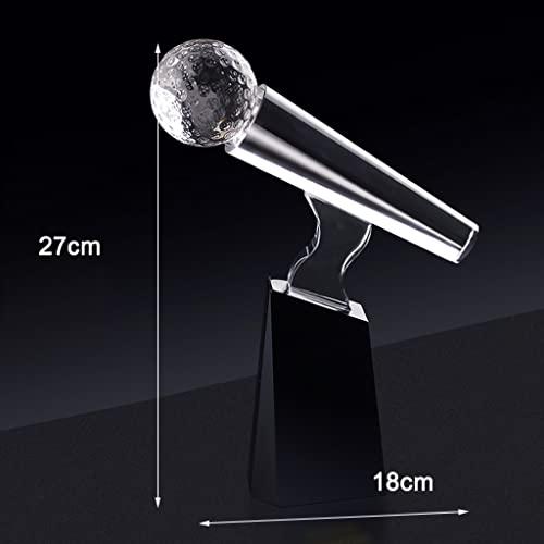 メダルトロフィー、受賞クリアークリスタルトロフィークリエイティブマイクトロフィースピーチマイクモデルトロフィー歌唱コンクールトロフィーホストトロフ メダルトロフィー
