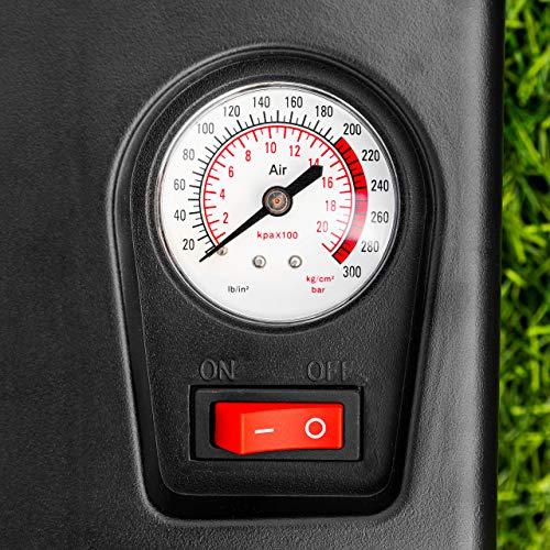 FORZA電動ボールポンプ [120 V] -クイック&イージーサッカーボール/タイヤ空気圧|トリプル圧力計(PSI、KPAおよびBAR)-米国、英国、EUアダプター付属|フレキ FORZA電動ボールポンプ クイック&イージーサッカーボール/タイヤ空気圧|トリプル圧力計 PSI KPAおよびBAR 米国 英国 フレキシブル