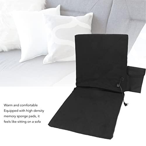 アシクスシックスヒートシートクッション3段暖房対応折りたたみ式スタジアムシートバックサポート付パッド&快適メモリースポンジパッド外野席キャンプ釣り用 