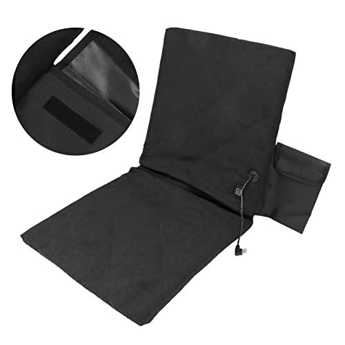 アシクスシックスヒートシートクッション3段暖房対応折りたたみ式スタジアムシートバックサポート付パッド&快適メモリースポンジパッド外野席キャンプ釣り用 