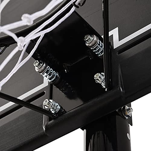 垂直ジャンプ測定付き携帯型バスケットボールフープ&ゴール、バスケットボールシステム6.6~10フィートの高さ調整とホイール、43インチバックボード、屋外バ 垂直ジャンプ測定付き携帯型バスケットボールフープ&ゴール バスケットボールシステム6 10フィートの高さ調整とホイール 43インチバックボード 跳ねるトレーニング