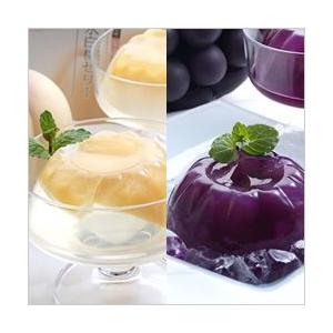 元祖まるごと 清水白桃ゼリー ニューピオーネゼリー（各4個） 8個セット | 