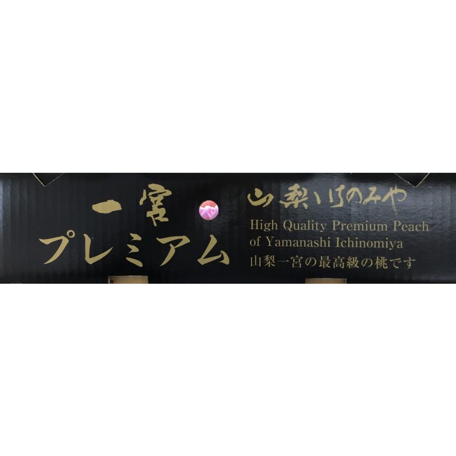 一宮プレミアム 桃 黒箱 山梨産 糖度13度以上 大玉 12~15玉入り 約5kg