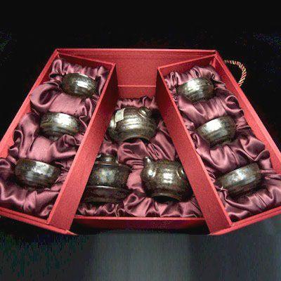 中国茶器セット（鉄銹鈞窯） |  | 01