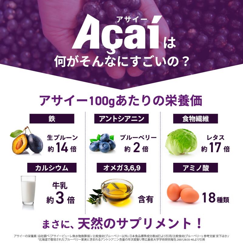 FRUTA 【フルッタフルッタ公式】アサイーピューレ（加糖）400gx15袋 