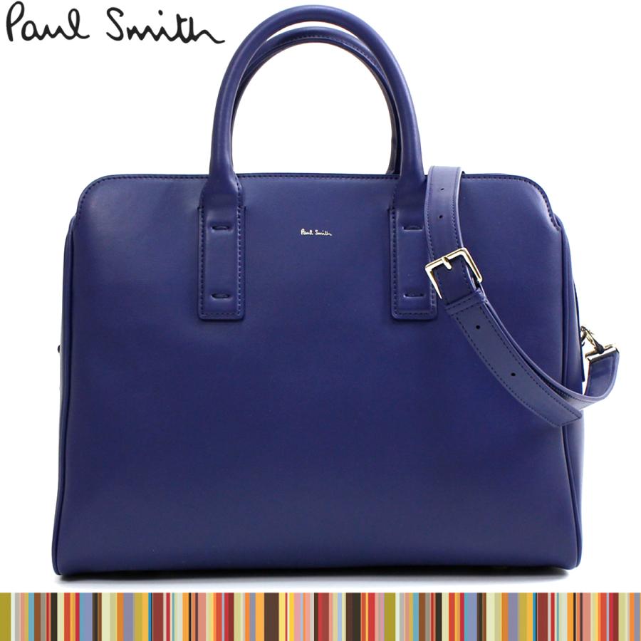 ポールスミス Paul Smith ハンドバッグ 2WAY ショルダー付き クラシックレザー オールレザー 床革 / 牛革 ミニボストン バッグ  ブルー :paul-pwn933-30:Buy More ヤフーショップ - 通販 - Yahoo!ショッピング
