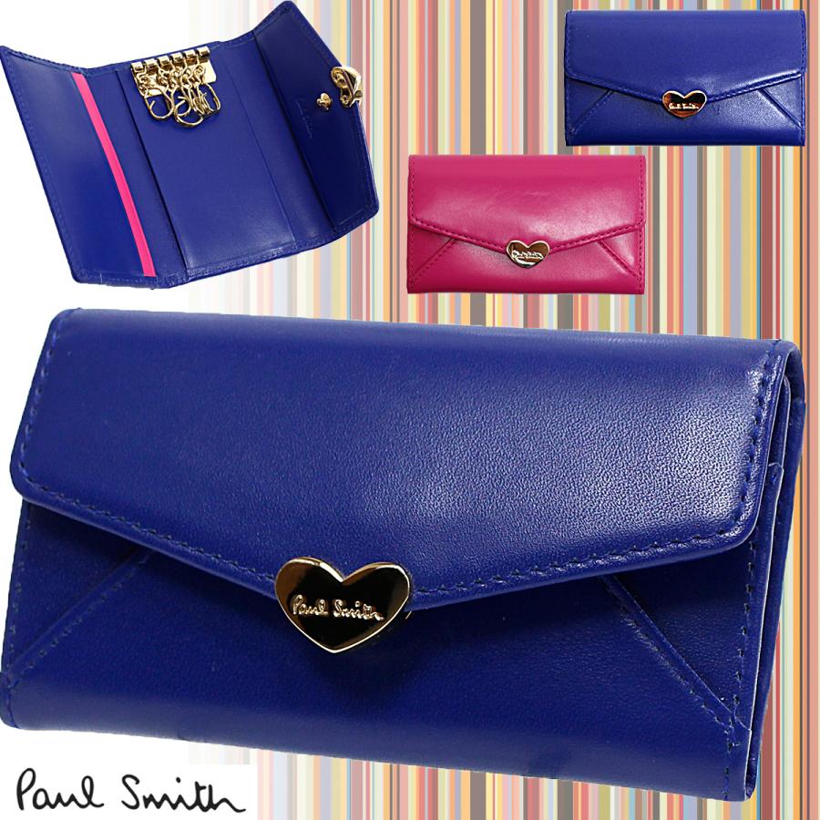 ポールスミス Paul Smith レディース キーケース 5連 ラブレター 本革 レザー Pwu921 専用箱付 ピンク ブルー Paulsmith Pwu921 Buy More ヤフーショップ 通販 Yahoo ショッピング