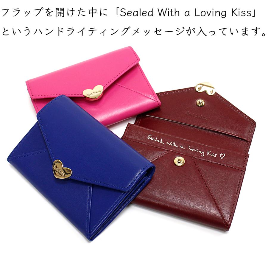 好評 ポールスミス 名刺入れ ラブレター ピンク 折り財布 Slcp Lk