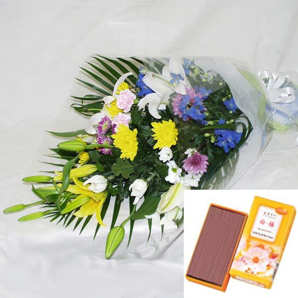 お線香 かたりべ 白梅 仏事用おまかせ花束 メッセージカード付 商品画像配信付き Htf01 50 Mmydifv6x3 Superopticas Com