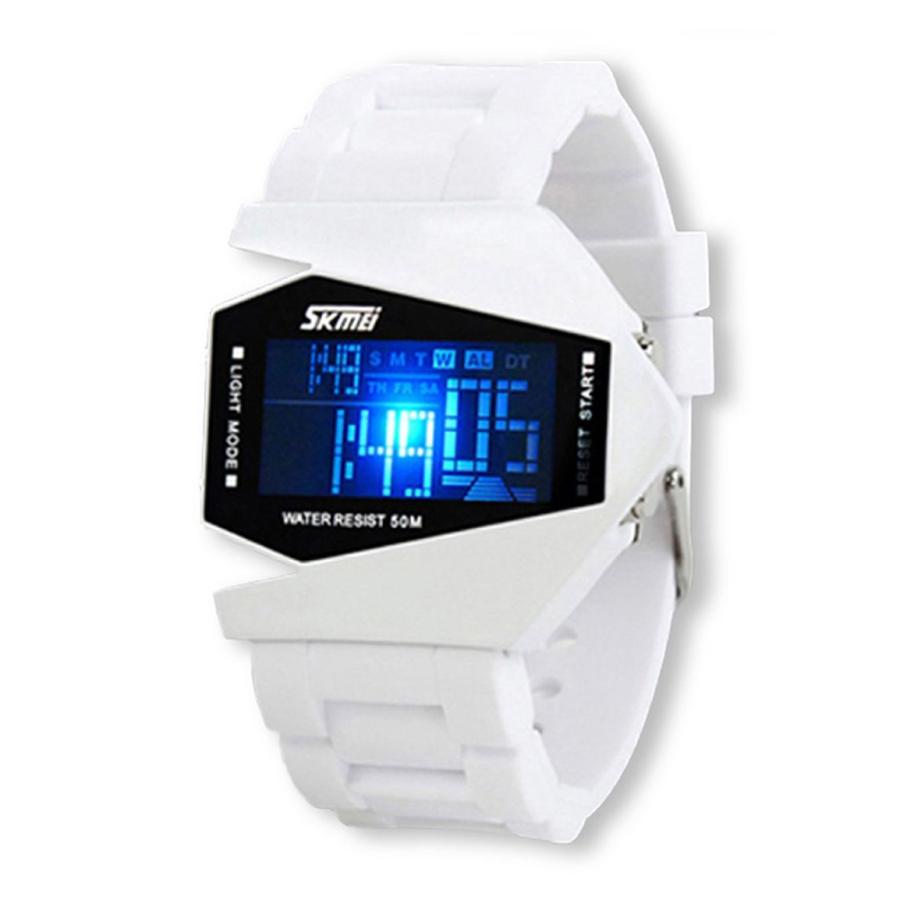 メンズステルス 並行輸入 ハイクラス 50m防水 LED腕時計(WHITE) オシャレ腕時計 かっこいい 個性的 変り種ウォッチ【Skmei正規品】 | 