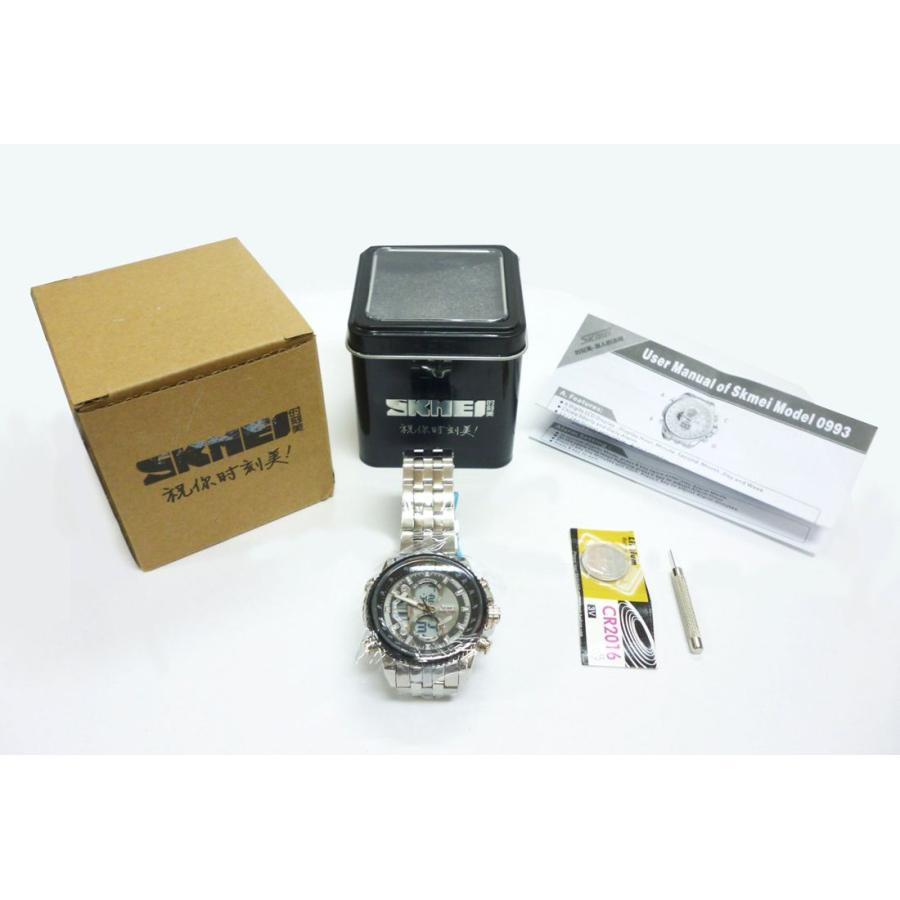 メンズ30m防水スポーツ腕時計 並行輸入 ハイクラス デジタル×アナログ お洒落腕時計 かっこいい 個性的 面白 変り種ウォッチ【Skmei正規品】 |  | 05