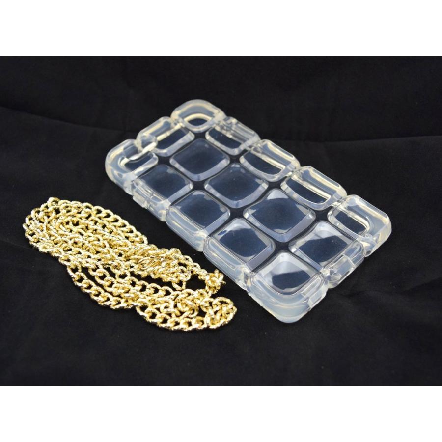 iPhone 6 - 4.7インチ用ケース（カバー）アイスブロック おしゃれチェーンストラップ付きTPU ケース クリア (クリア) | 