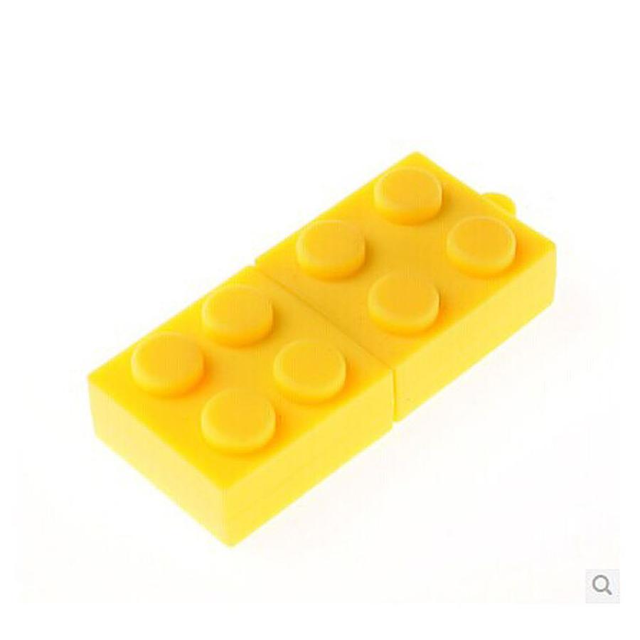 ブロック型　USBフラッシュメモリ　記録　容量32G　シリコン　おしゃれ　【イエロー】 |  | 01