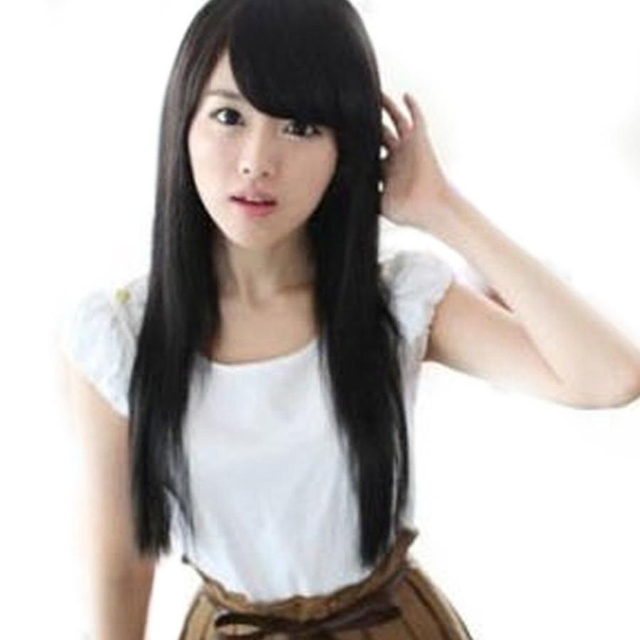 耐熱フルウィッグ-お嬢様ストレート/ロング/ブラック（ウィッグキャップ付き） |  | 02