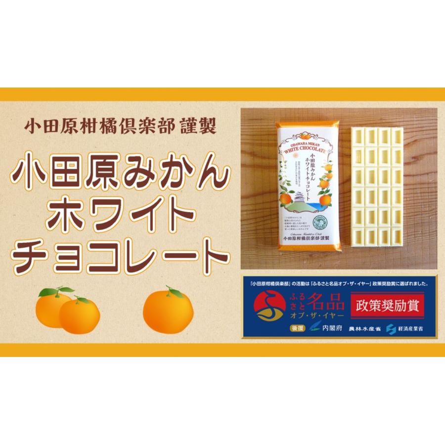 小田原みかん ホワイトチョコレート 60g×2 (小田原みかんホワイト