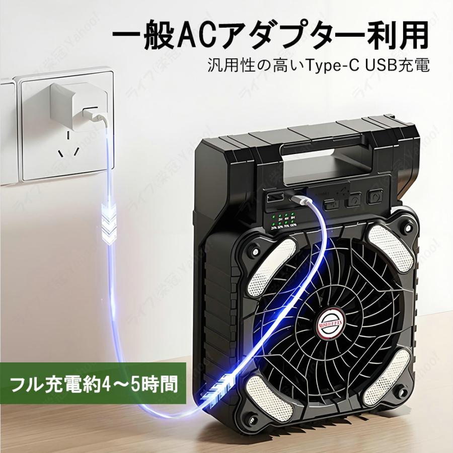 扇風機 充電式 コードレス ソーラー 防災 対策 静音 卓上 dc 静か