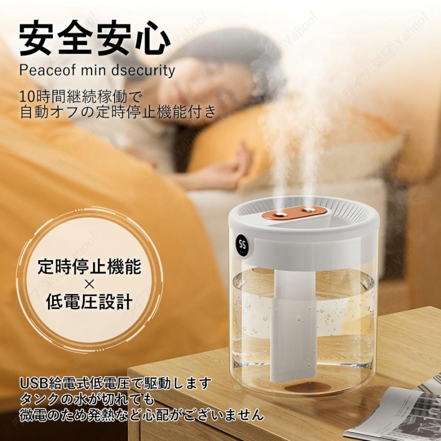 加湿器 卓上 超音波式 大容量 上部給水 省エネ 卓上加湿器 静音 除菌