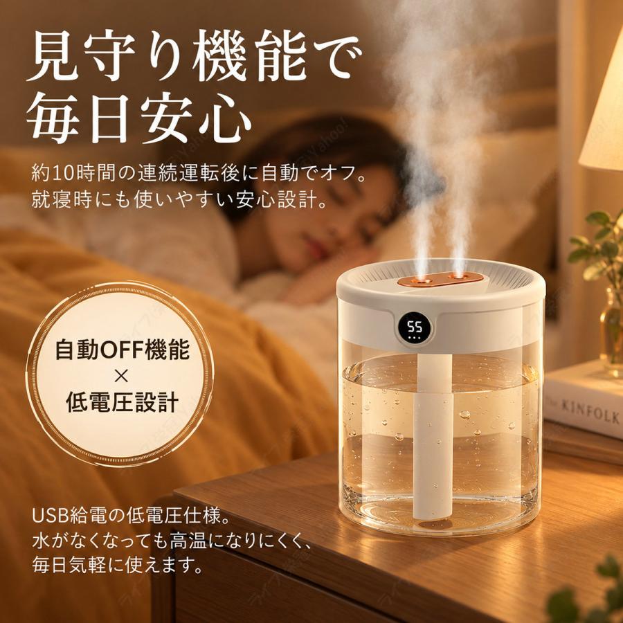 加湿器 卓上 超音波式 大容量 上部給水 省エネ 卓上加湿器 静音 除菌
