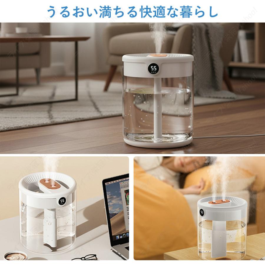 加湿器 卓上 超音波式 大容量 上部給水 省エネ 卓上加湿器 静音 除菌