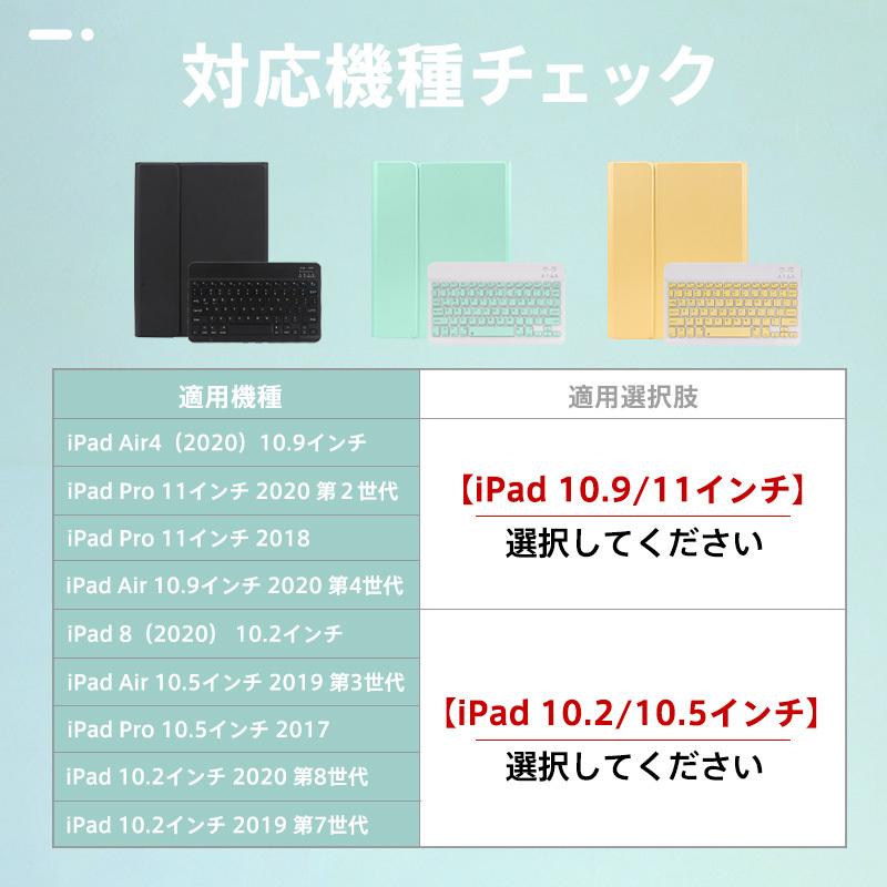 iPad 6 Mini Air5 着脱式 ケース キーボード付き Bluetooth 第9世代 カバー Air Pro 8.3 12.9 10.2 10.5 10.9 11インチ スタンド｜fs100｜25