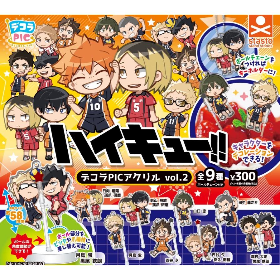 コンプリート】 デコラPICアクリル ハイキュー!! vol.2 全9種セット