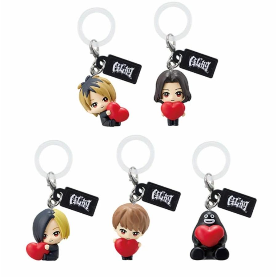 GLAY めじるしアクセサリー 全5種セット BANDAI コンプリート【在庫品