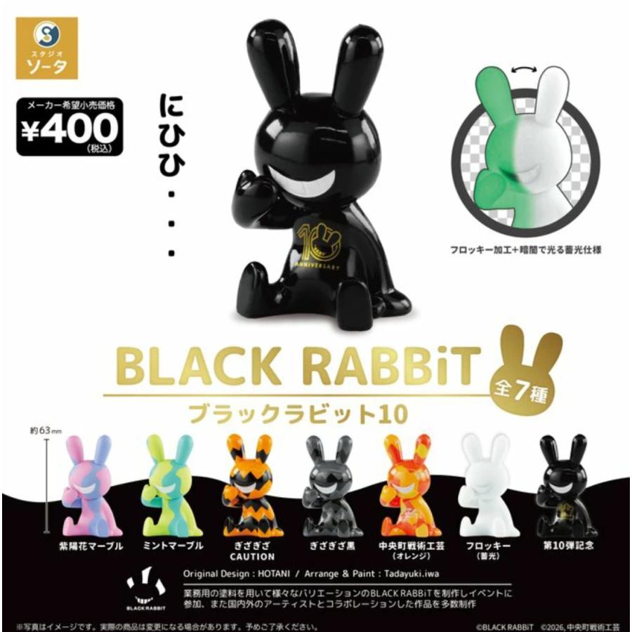 BLACK RABBiT 10 （ブラックラビット 10） カプセル版 全7種セット 【2026年8月予約/コンプリート】（Yahoo!・F&S）