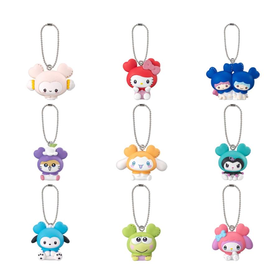 TWICE LOVELYS×SANRIO CHARACTERSマスコット全9種 TWICE LOVELYS × SANRIO CHARACTERS マスコットチャーム 全9種セット