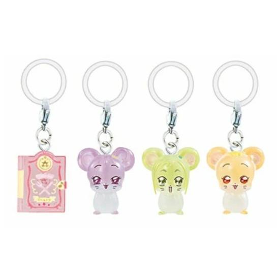 未使用　おジャ魔女どれみ　プライズ　キーホルダー　4点セット おジャ魔女どれみ めじるしアクセサリー4 4種セット BANDAI 【在庫品