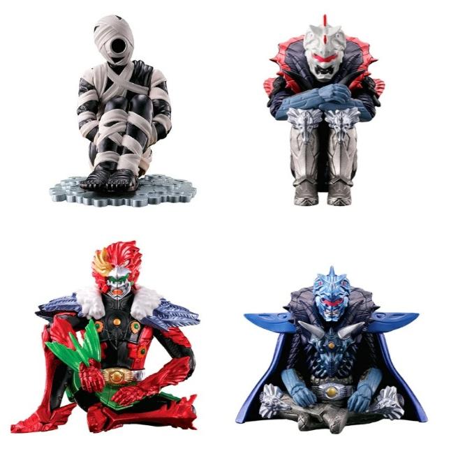 仮面ライダーオーズ グリード まちぼうけ2 Feat.ヤミー ノーマル全4種