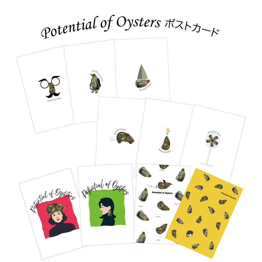 Potential of Oysters ポストカード-能登かき | 