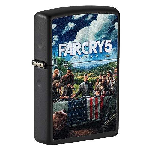 激安商品 【並行輸入品】Zippo Far Cry 5 Cover Art Black Matte Pocket Lighter, One Size オイルライター