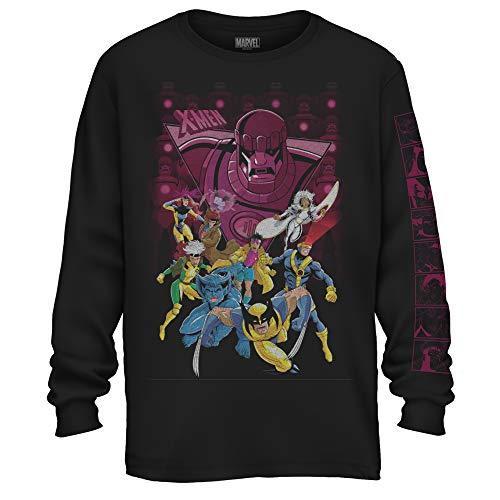 楽天市場 並行輸入品 Marvel X Men 90年代アニメシリーズ センチネルアタック 大人用長袖tシャツ Us サイズ Small カラー ブラック 最安値に挑戦 Novaston Com