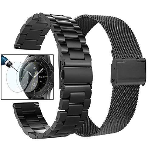 2021新作モデル Galaxy 【並行輸入品】Valkit Watch ステンレススチール 22mm 2パック 45mmバンド 3 Watch 46mm/Galaxy ヘッドホン