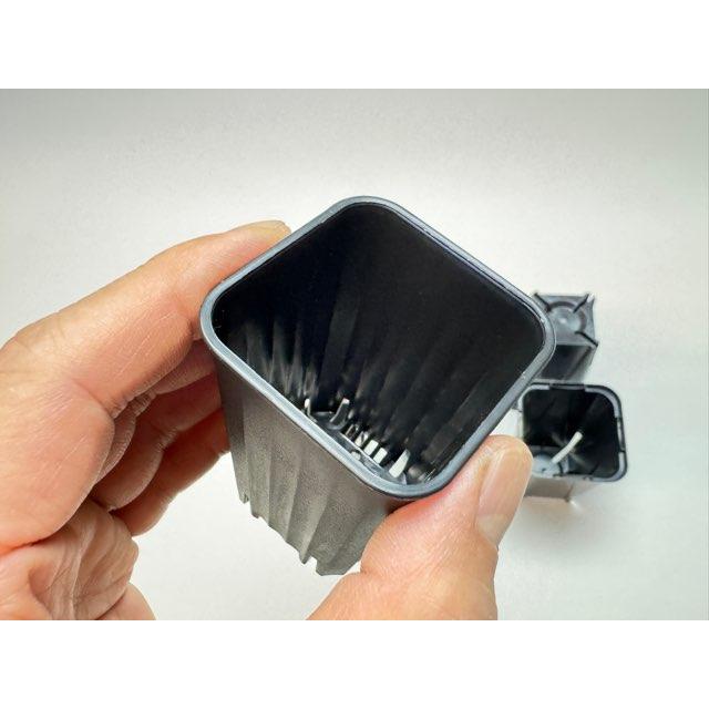 1.7号スマートロング-ミニスリット深鉢60型-黒☆(スリットポット