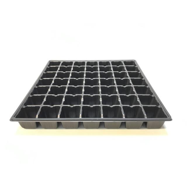 1号プラ鉢ぴったり整理トレイ：浅型(3.3cm)-薄(ソフト)：7×7=49