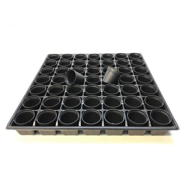 1号プラ鉢ぴったり整理トレイ：浅型(3.3cm)-薄(ソフト)：7×7=49鉢用