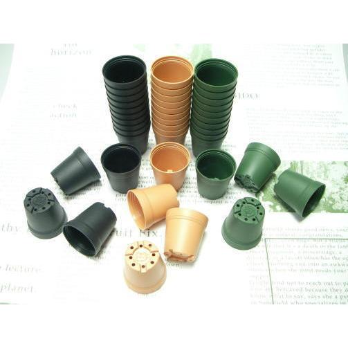 1号プラ鉢-黒 超ミニサイズ 1個売り[1-7B] : フラワーショップ