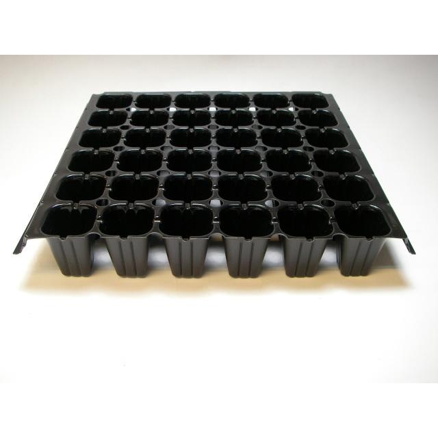 1号プラ鉢ぴったり整理トレイ-厚(ハード)：6×6=36鉢用[セルトレイ